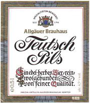 Allg�uer Brauhaus Teutsch Pils