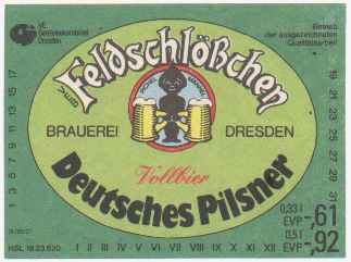 Feldschl��chen Deutsches Pilsner 1988