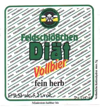 Feldschl��chen Di�t Vollbier 1991