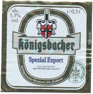 K�nigsbacher Spezial Export 1997