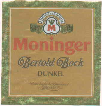 Moninger Berthold Bock Dunkel 1998