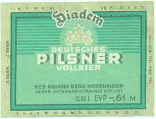 Diadem Pilsner 1987