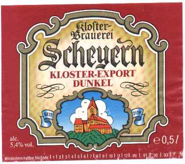 Kloster-Brauerei Scheyern Kloster-Export Dunkel