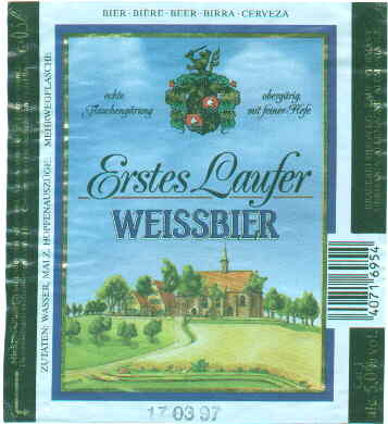 Erstes Laufer Weissbier 1996