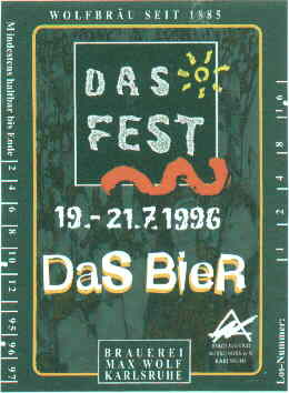 Das Fest Das Bier 1996